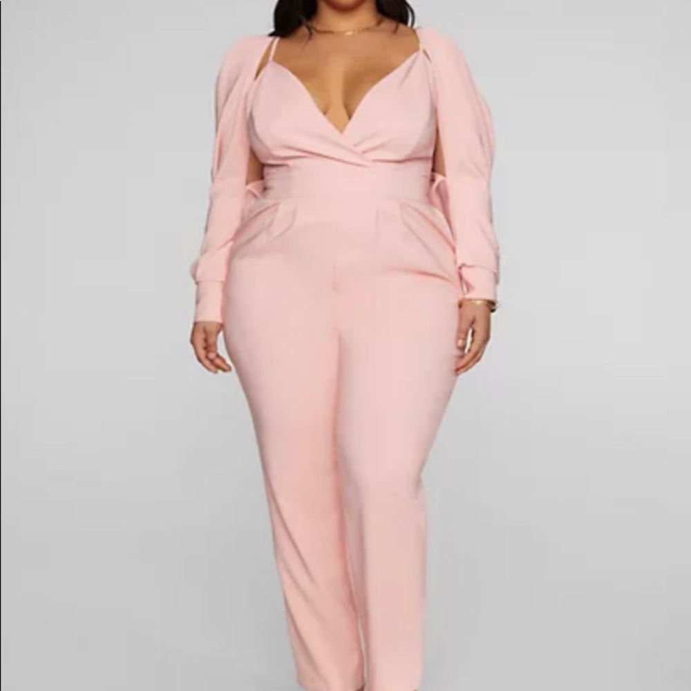 Pink jumpsuit